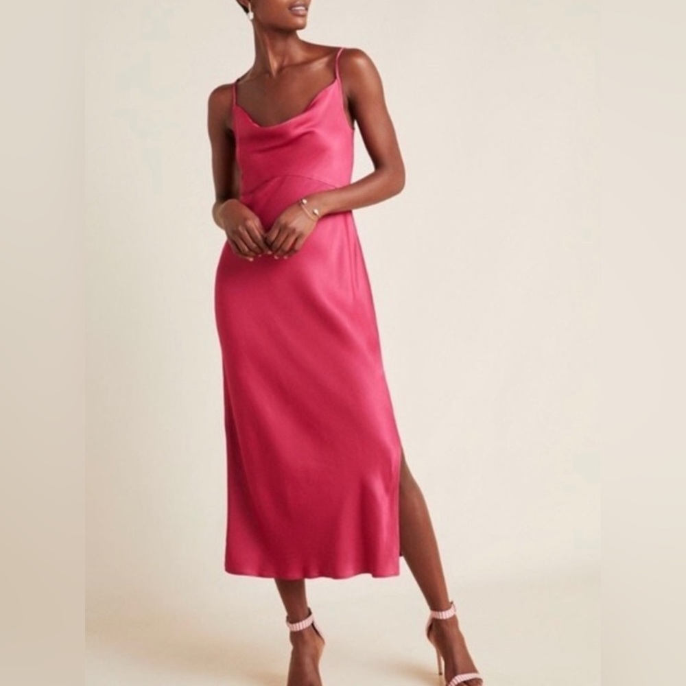 Anthropologie Elyse Slip Dress